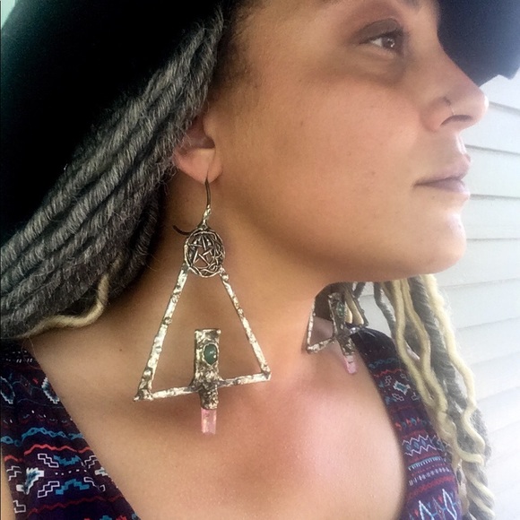 Soft soldered Witchy earrings - Picture 1 of 1